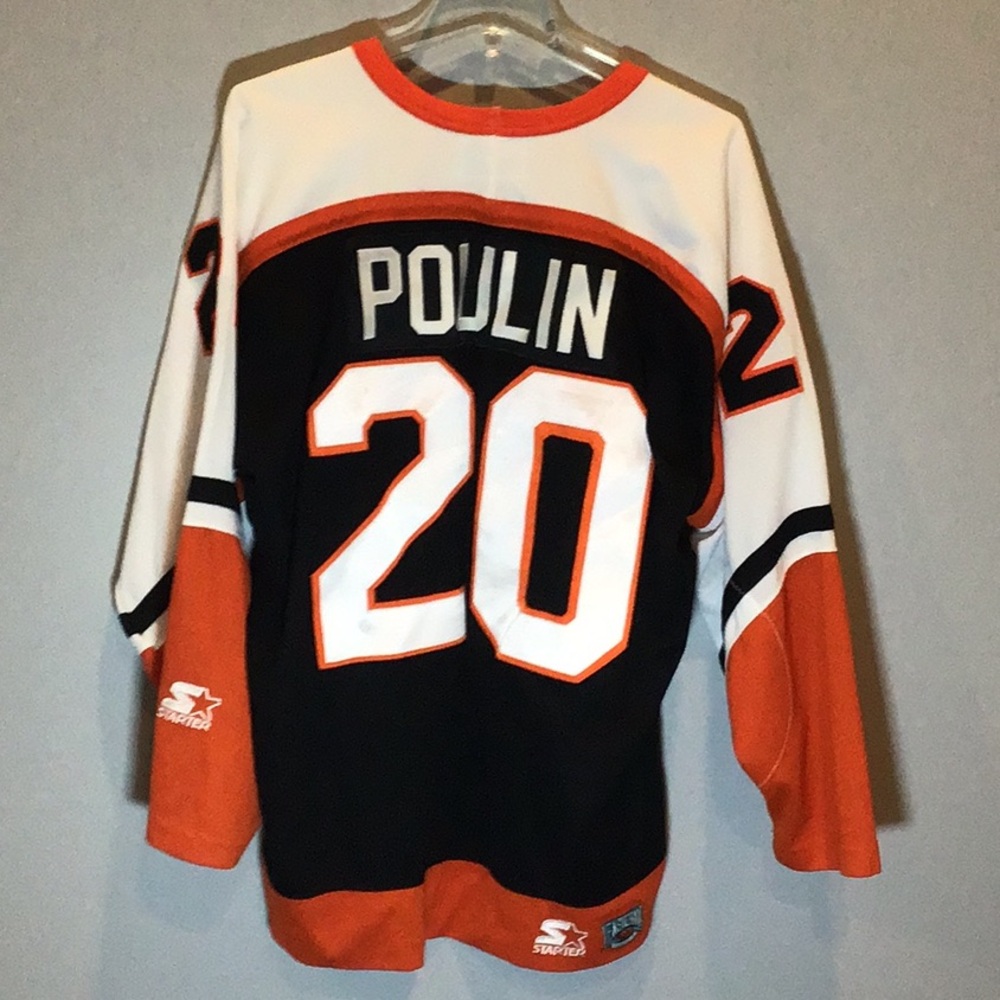 Starter vintage Dave Poulin #29 Philadelphia Flyers hockey jersey